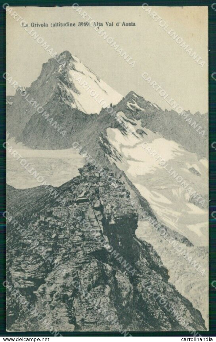 Aosta Monte Grivola Cartolina MT2963 - Aosta