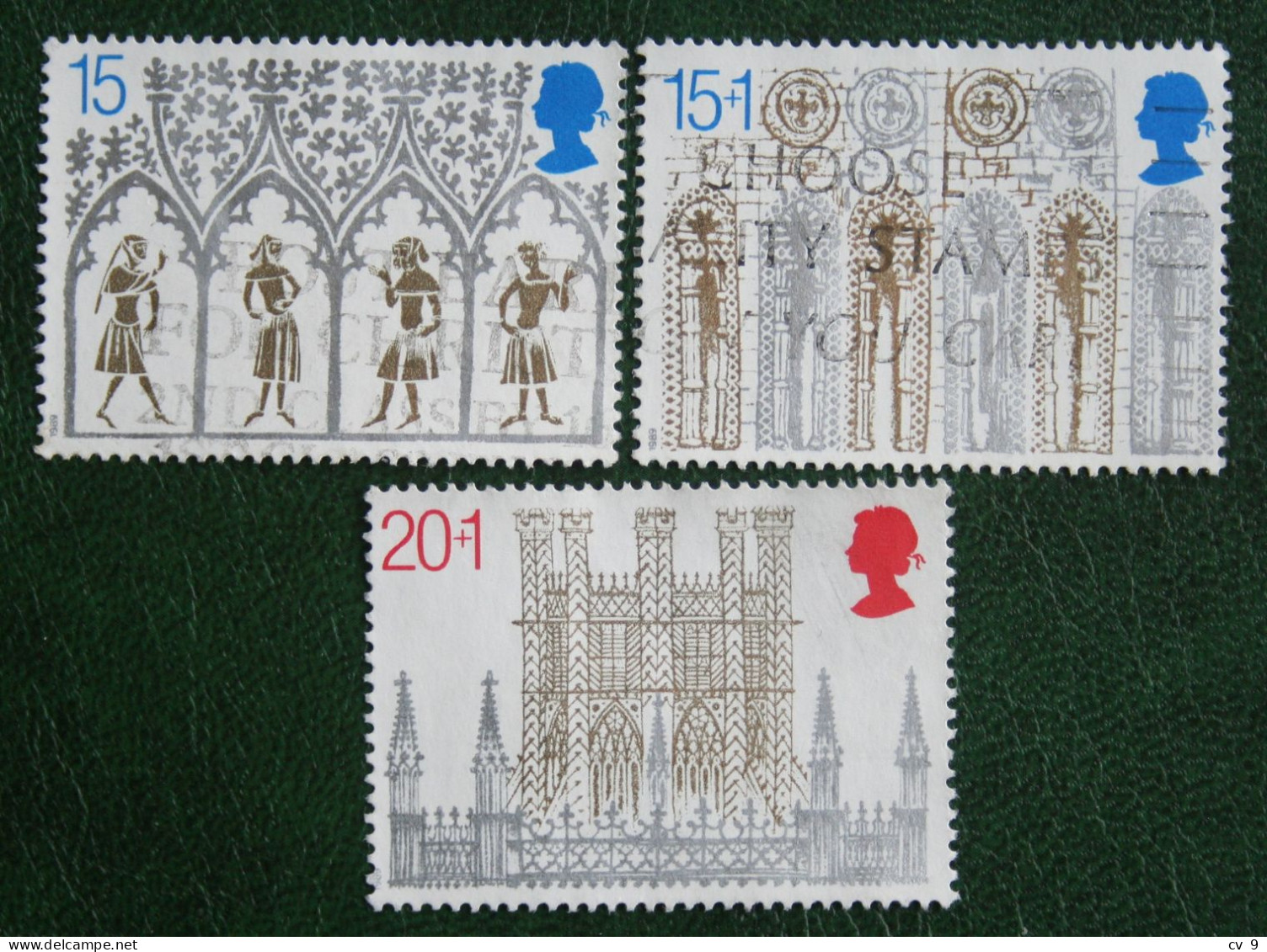 Natale Weihnachten Xmas Noel Kerst (Mi 1235-1237 1989 Used Gebruikt Oblitere ENGLAND GRANDE-BRETAGNE GB GREAT BRITAIN - Usati