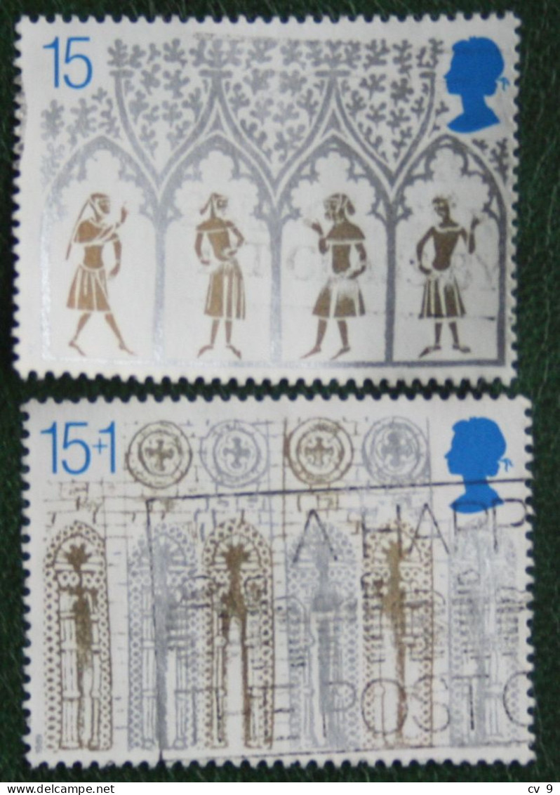 Natale Weihnachten Xmas Noel Kerst (Mi 1235-1236) 1989 Used Gebruikt Oblitere ENGLAND GRANDE-BRETAGNE GB GREAT BRITAIN - Gebruikt