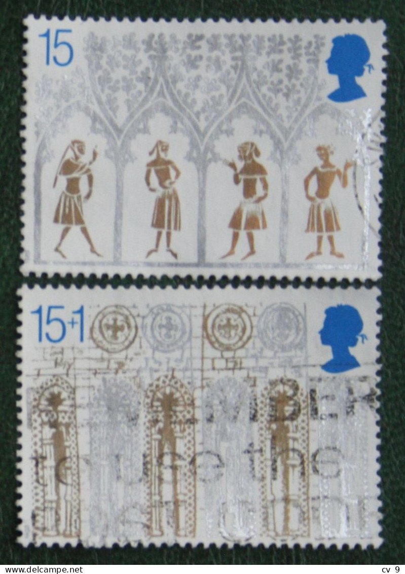 Natale Weihnachten Xmas Noel Kerst (Mi 1235-1236) 1989 Used Gebruikt Oblitere ENGLAND GRANDE-BRETAGNE GB GREAT BRITAIN - Usati