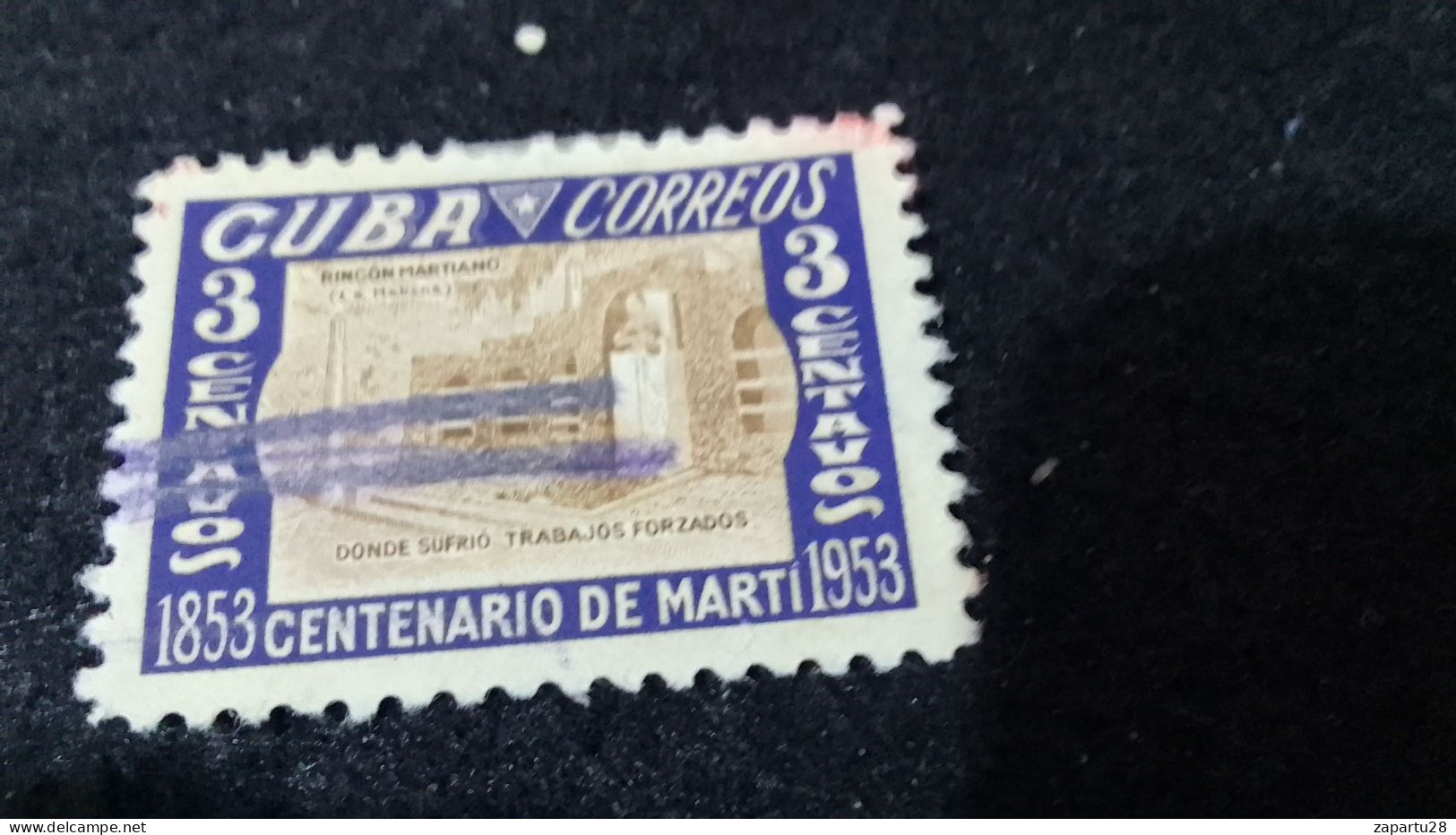 CUBA- 1920--55-  3  C.    DAMGALI - Usati