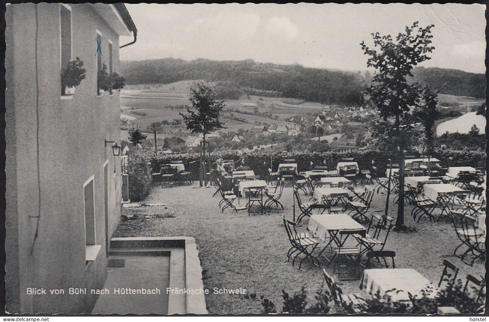 D-91245 Simmelsdorf, Blick Von Bühl Nach Hüttenbach - Gaststätte Am Bühler See - Terrasse - Lauf