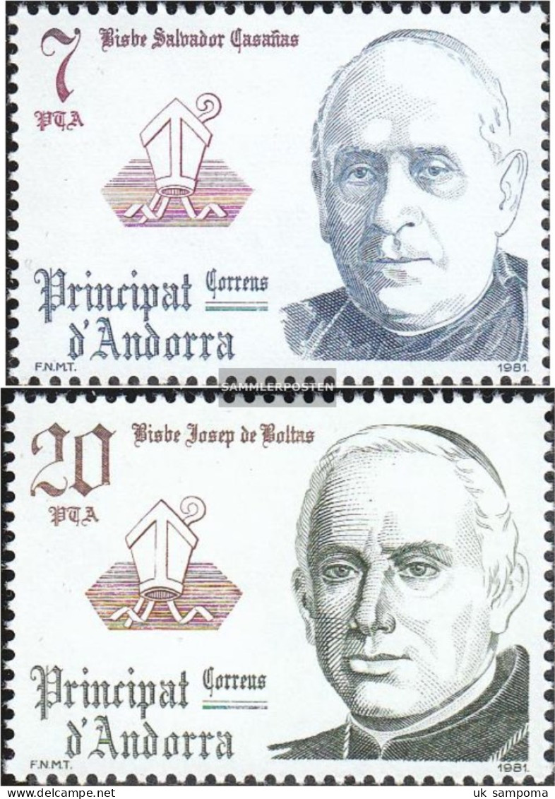 Andorra - Spanish Post 144-145 (complete Issue) Unmounted Mint / Never Hinged 1981 Spanish Co-Prince - Neufs