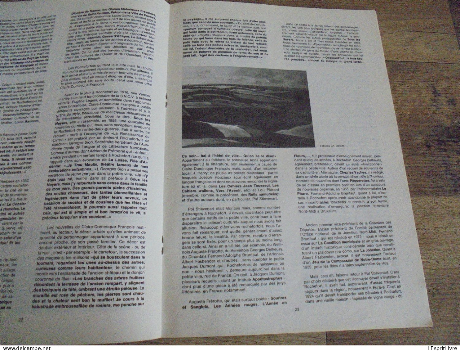 LA SCAILLE N° 10 Régionalisme Vresse Semois Ardenne Lesse Artiste Légendes Bouillon Corbion Mouzaive Alle Chairières