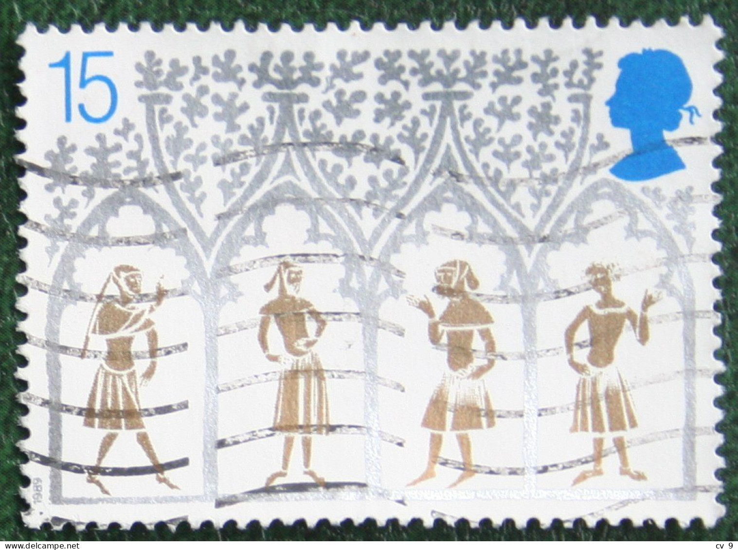 Natale Weihnachten Xmas Noel Kerst (Mi 1235) 1989 Used Gebruikt Oblitere ENGLAND GRANDE-BRETAGNE GB GREAT BRITAIN - Gebraucht