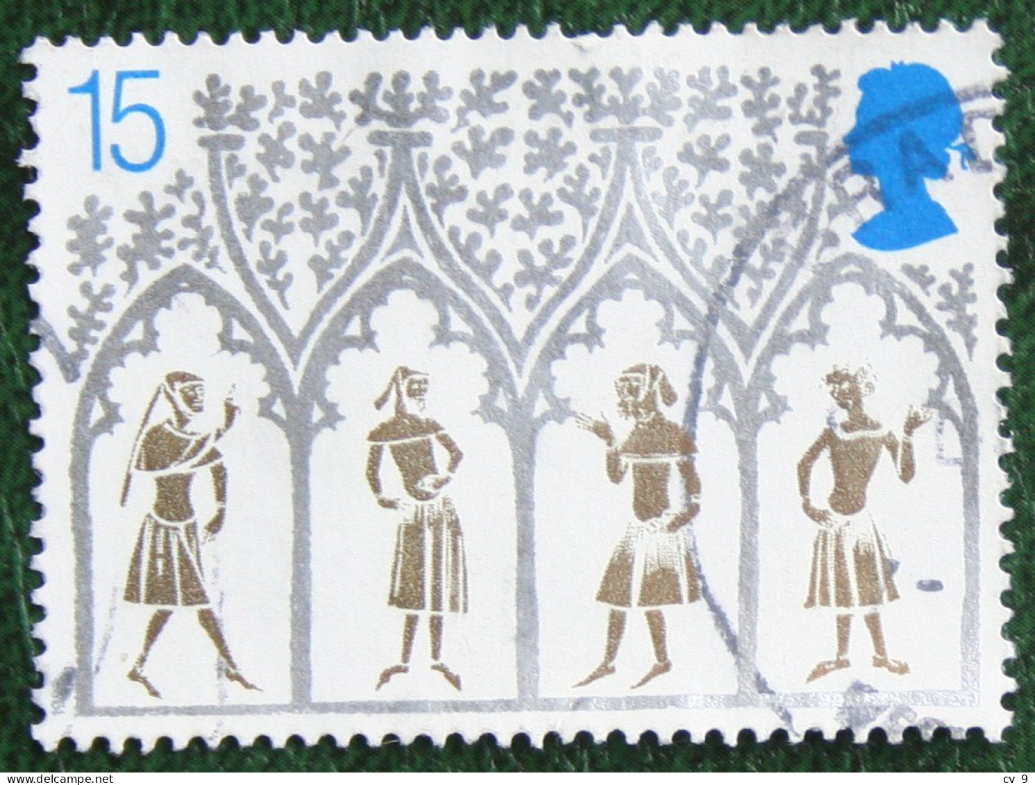 Natale Weihnachten Xmas Noel Kerst (Mi 1235) 1989 Used Gebruikt Oblitere ENGLAND GRANDE-BRETAGNE GB GREAT BRITAIN - Usati