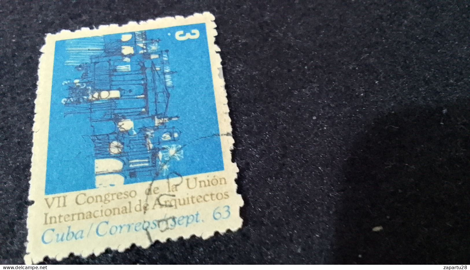 CUBA- 1920--55-  3  C.    DAMGALI - Used Stamps
