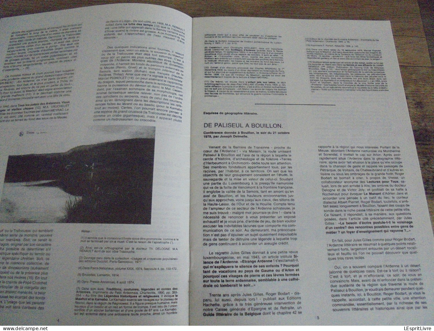 LA SCAILLE N° 11 Régionalisme Vresse Semois Ardenne Lesse Artiste Légendes Bouillon De Prémorel Mythe Du Cerf Paliseul - België