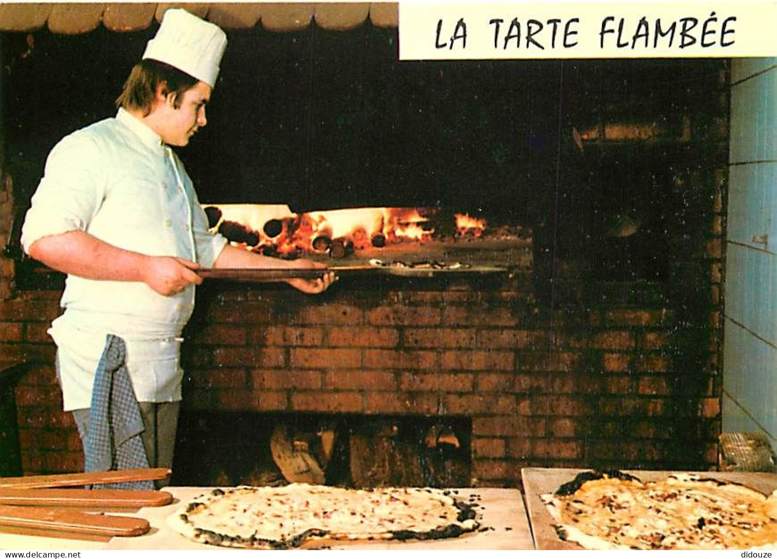 Recettes De Cuisine - Tarte Flambée - Carte Neuve - Gastronomie - CPM - Voir Scans Recto-Verso - Ricette Di Cucina