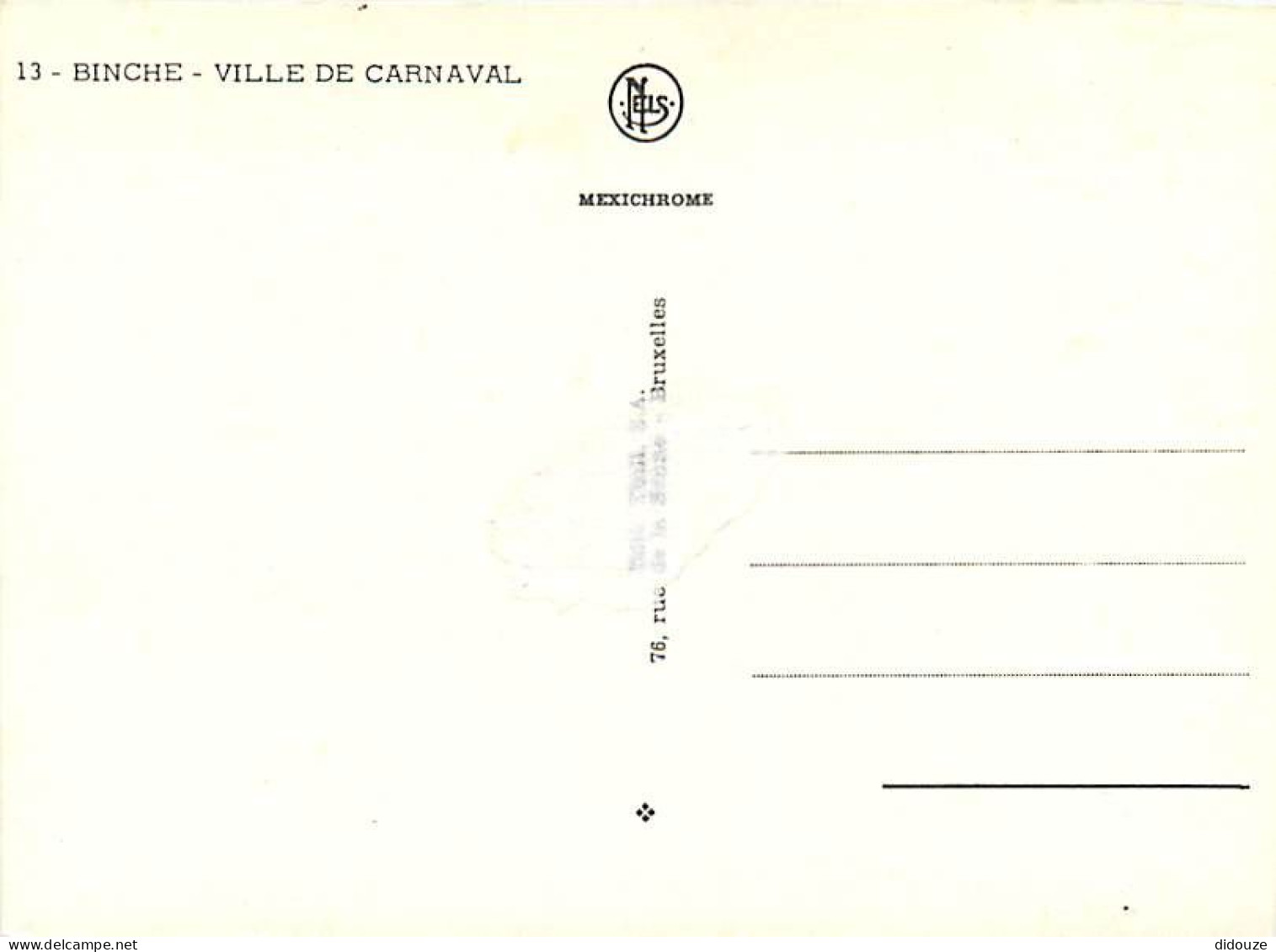 Belgique - Binche - Le Carnaval - Multivues - Blasons - Automobiles - CPM - Voir Scans Recto-Verso - Binche