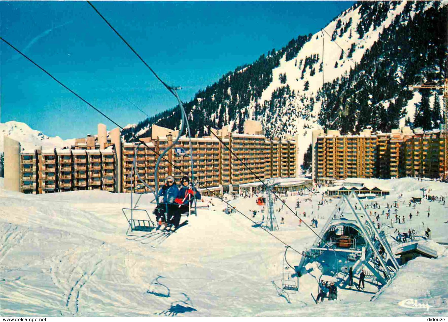 73 - La Plagne - Echappée Sur La Station - Hiver - Neige - CPM - Voir Scans Recto-Verso - Autres & Non Classés