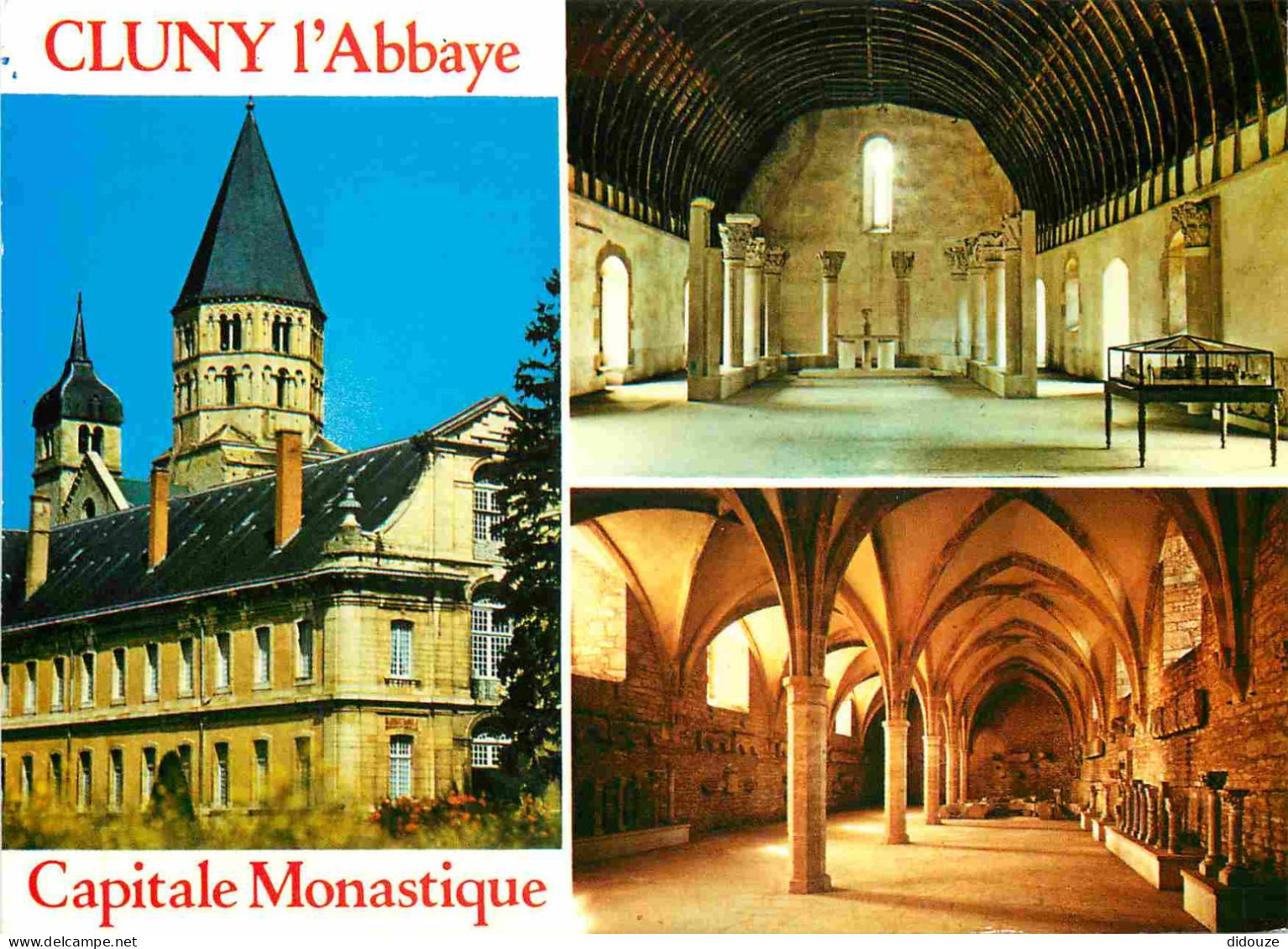 71 - Cluny - L'Abbaye - Multivues - CPM - Flamme Postale De Cluny 71 - Voir Scans Recto-Verso - Cluny