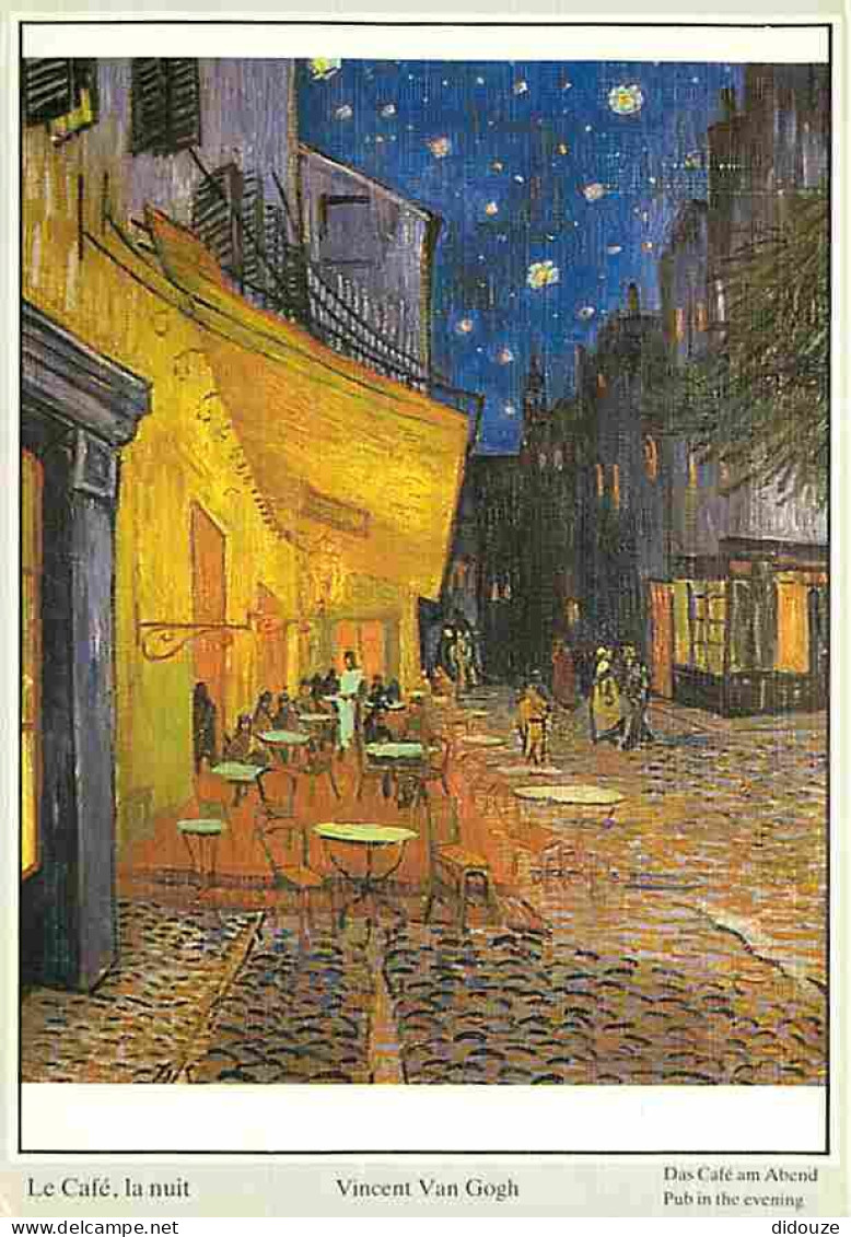 Art - Peinture - Vincent Van Gogh - Le Café La Nuit - CPM - Voir Scans Recto-Verso - Pintura & Cuadros