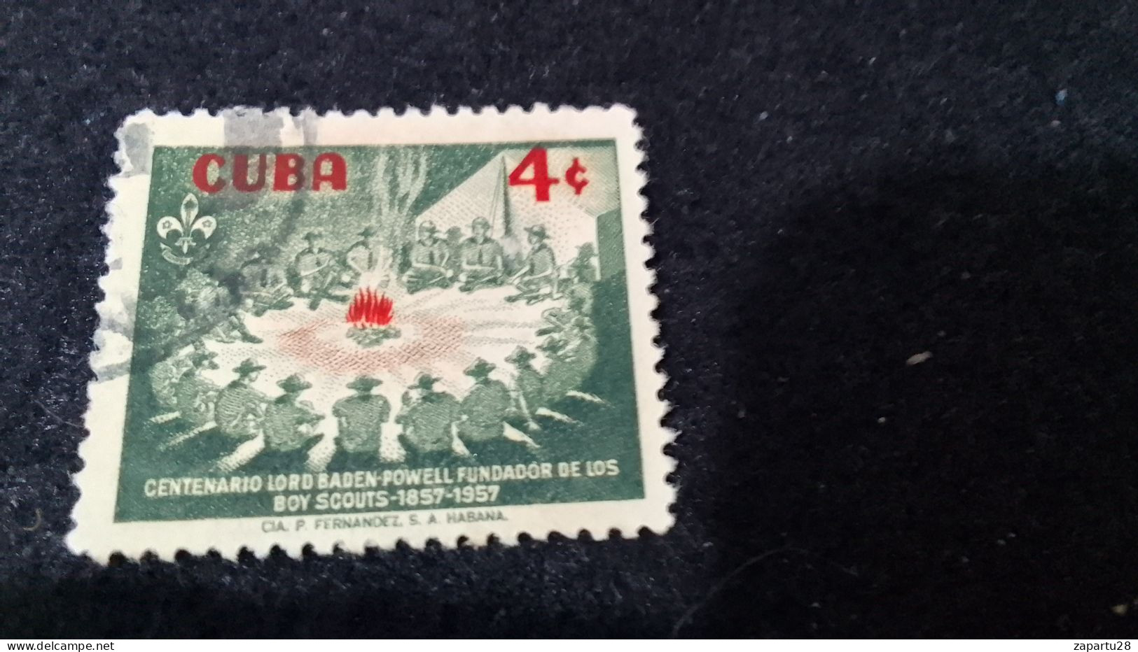 CUBA- 1960--70-  4  C.    DAMGALI - Usados