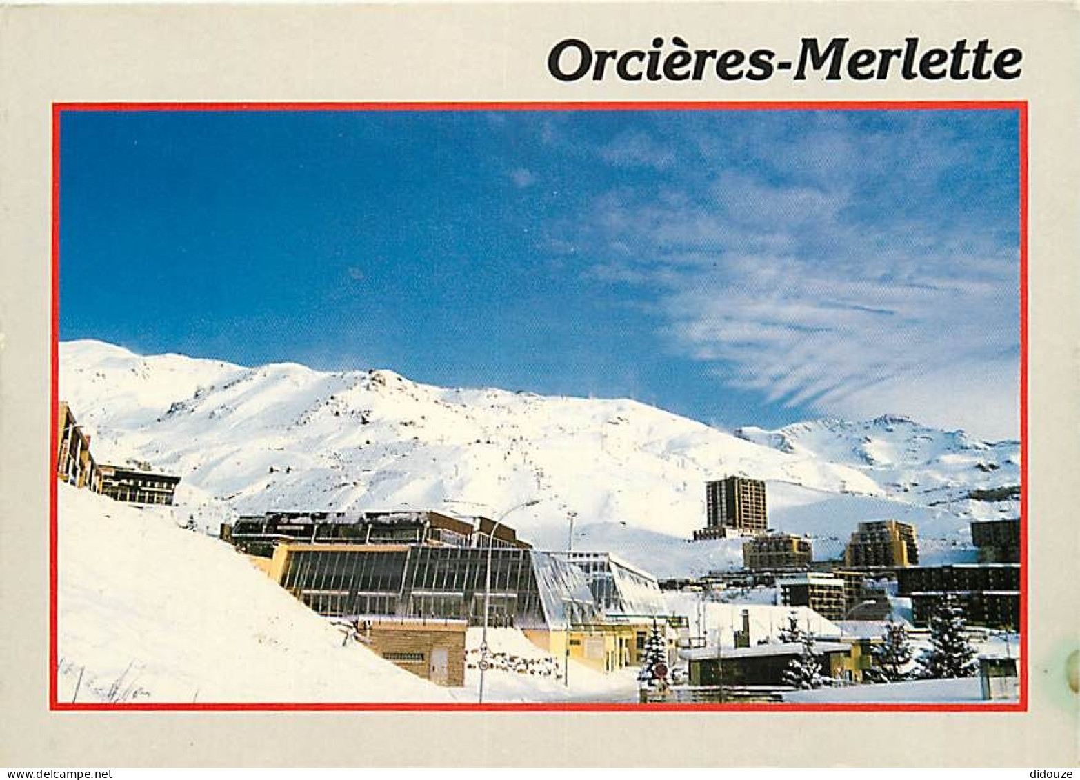 05 - Orcières Merlette - Vue Générale - Hiver - Neige - CPM - Voir Scans Recto-Verso - Orcieres