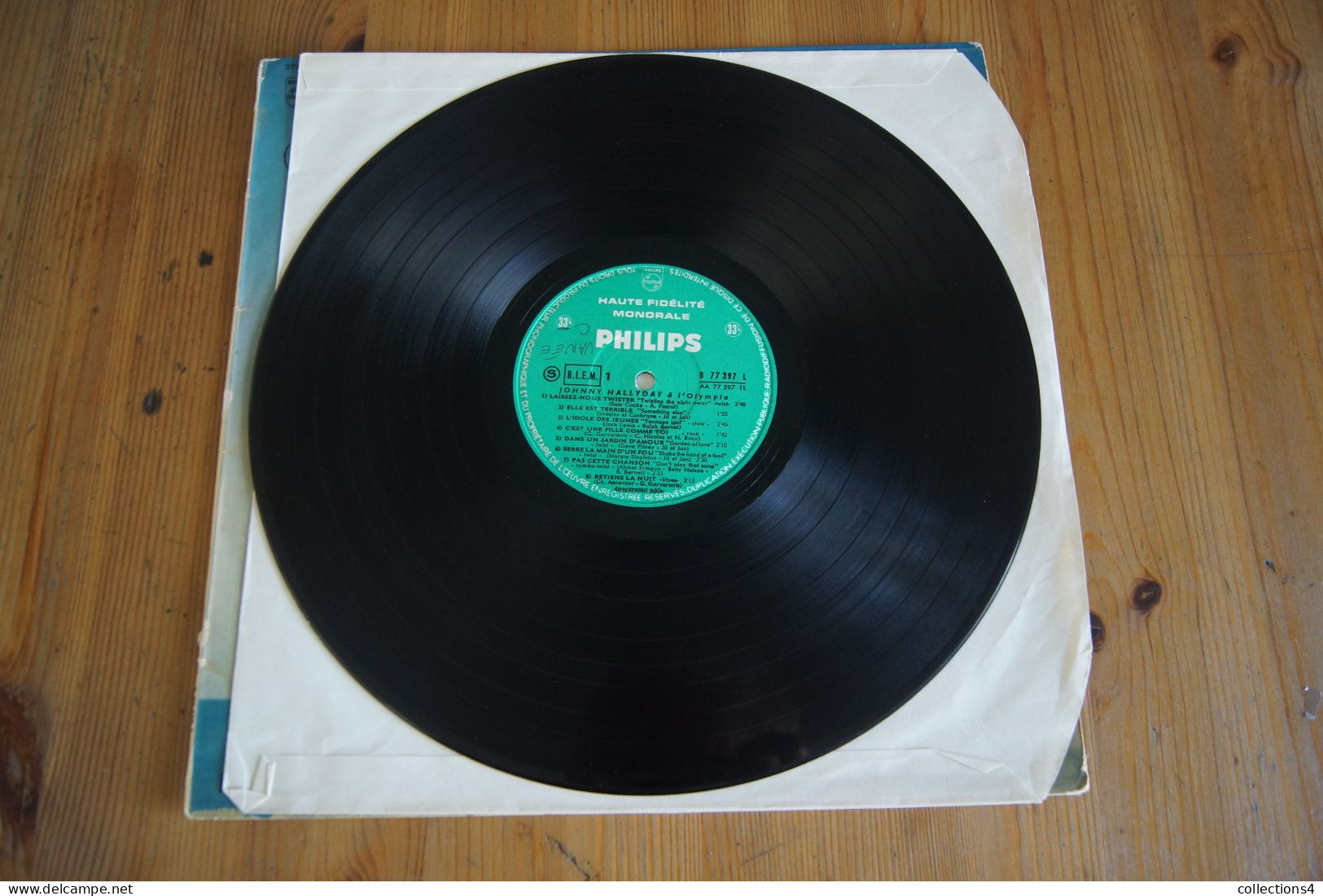 JOHNNY HALLYDAY A L OLYMPIA LP BIEM 1962 VALEUR+ VARIANTE - Rock