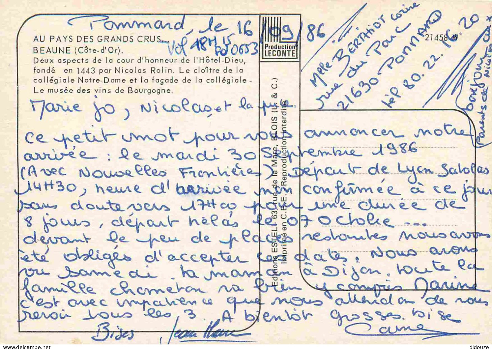 21 - Beaune - Multivues - CPM - Voir Scans Recto-Verso - Beaune