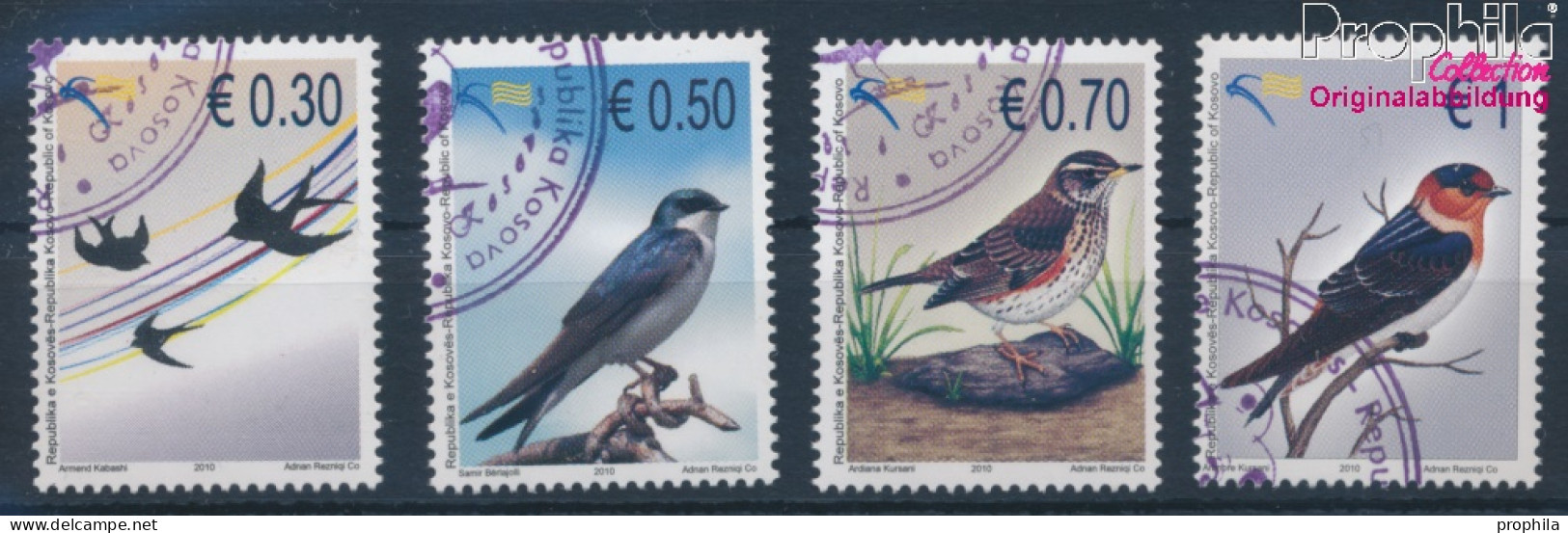 Kosovo 170-173 (kompl.Ausg.) Gestempelt 2010 Vögel (10346710 - Kosovo