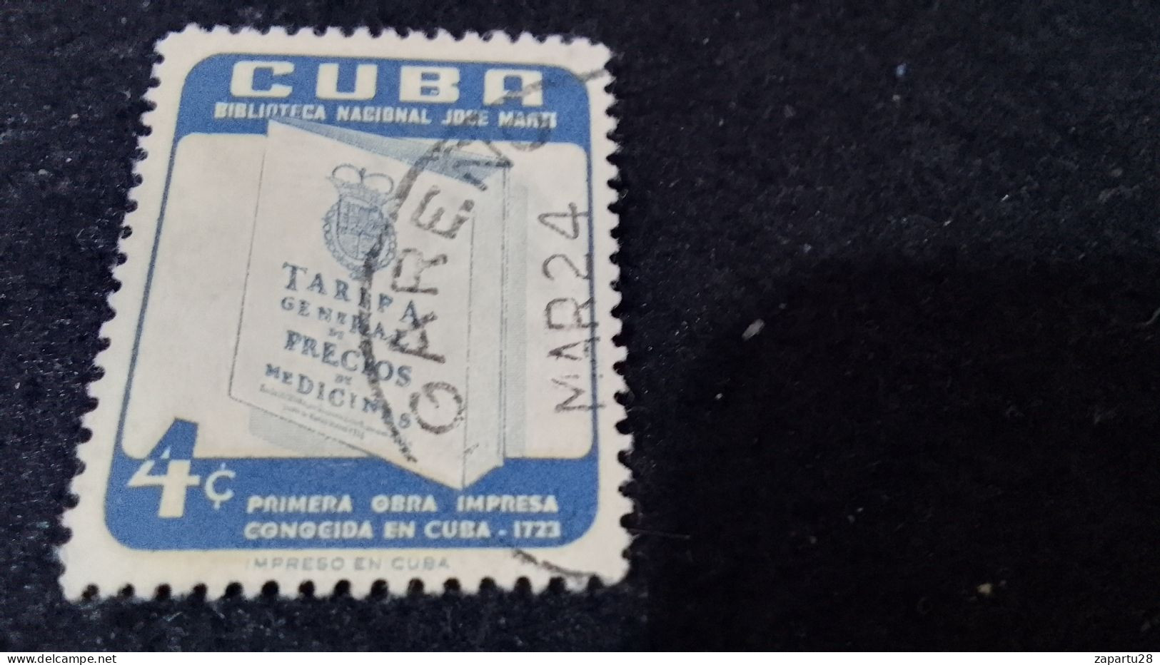 CUBA- 1960--70-  4  C.    DAMGALI - Used Stamps