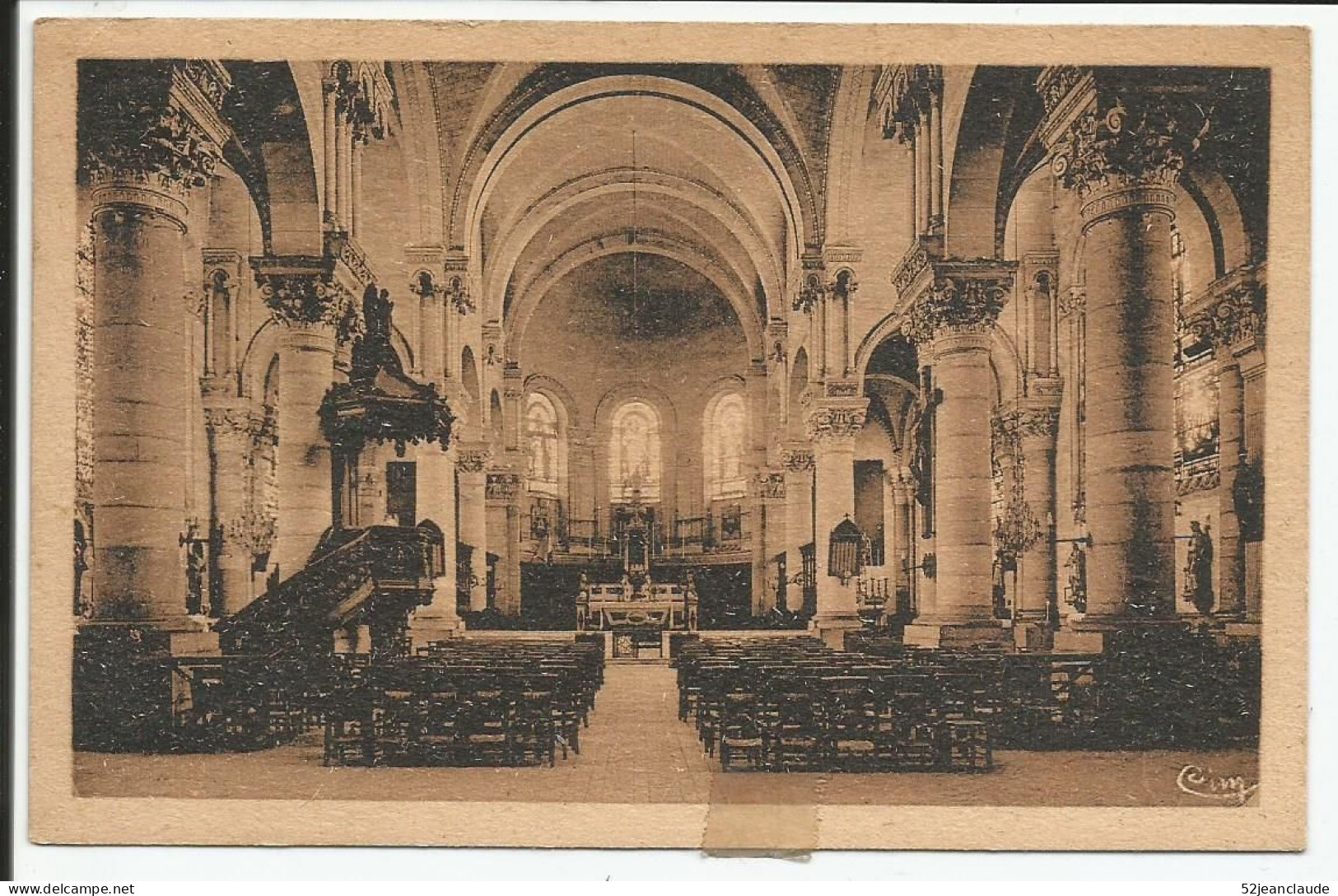 L'Intérieur De L'Eglise 1930 - Givors