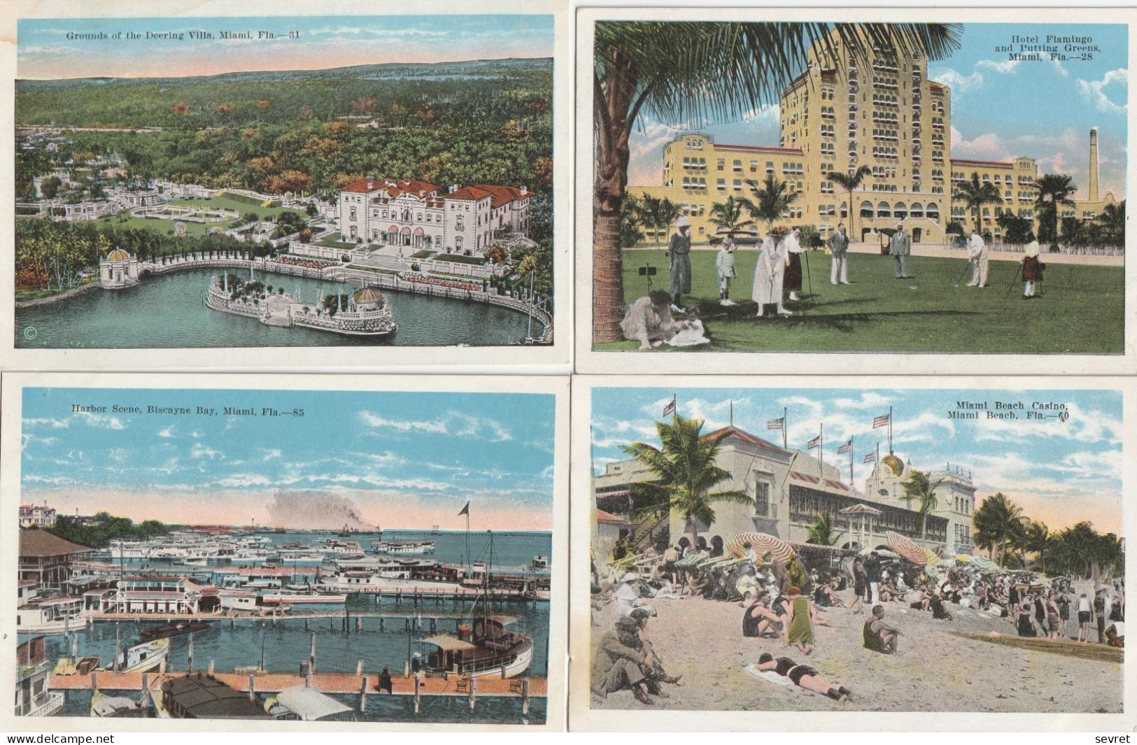 MIAMI  - Lot De  23 Cartes  Beau Lot - Miami