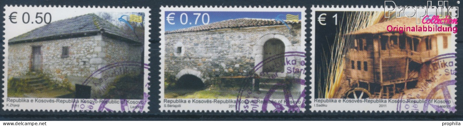 Kosovo 201-203 (kompl.Ausg.) Gestempelt 2011 Mühlen (10346698 - Kosovo