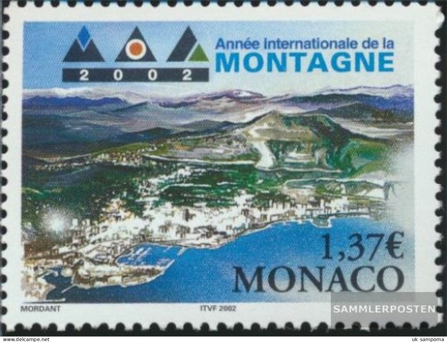 Monaco 2608 (complete Issue) Unmounted Mint / Never Hinged 2002 Year The Mountains - Unused Stamps