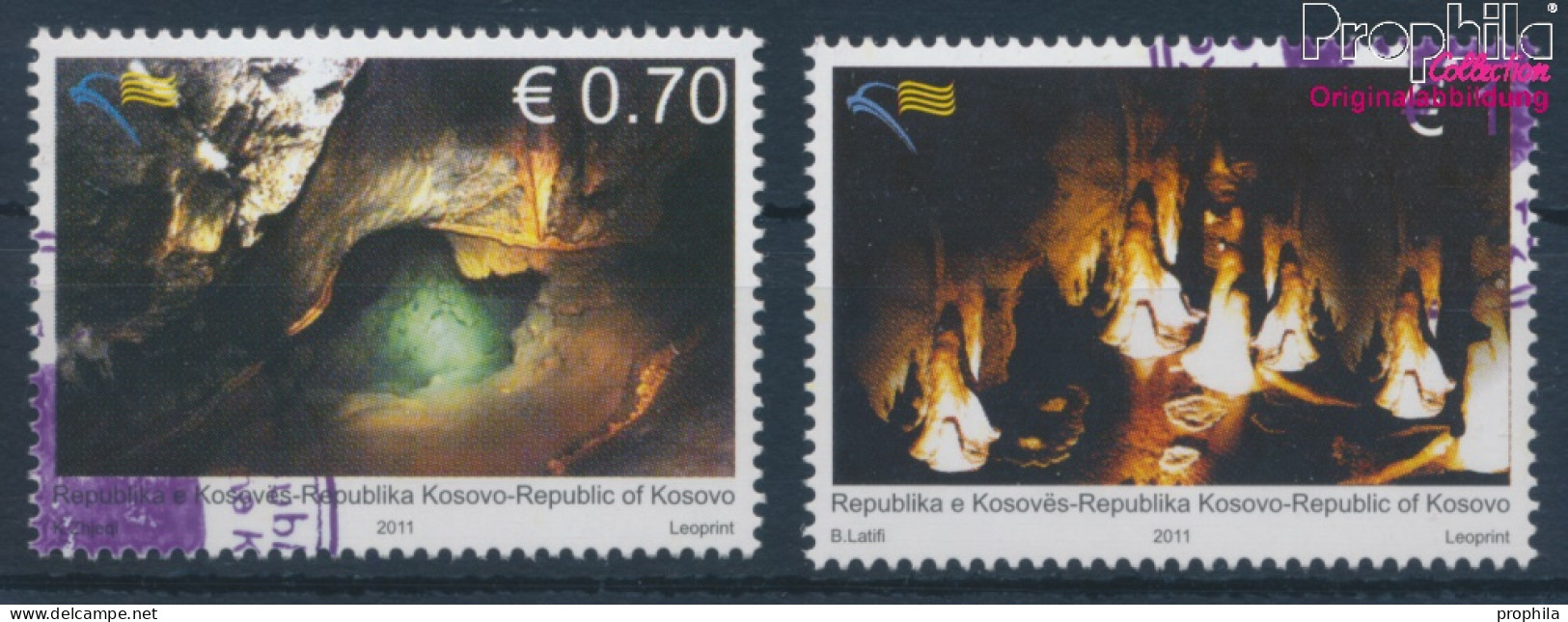 Kosovo 205-206 (kompl.Ausg.) Gestempelt 2011 Höhlen (10346696 - Kosovo