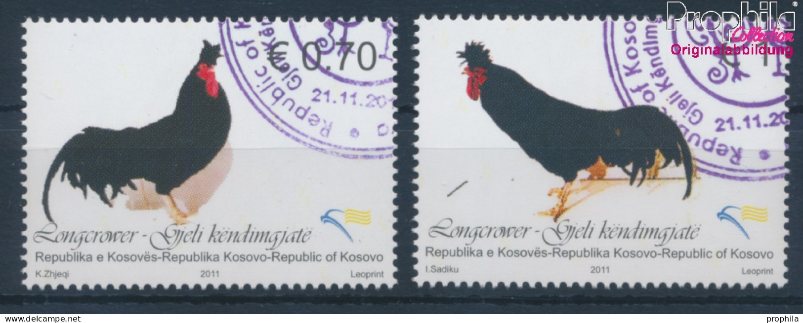 Kosovo 207-208 (kompl.Ausg.) Gestempelt 2011 Hühner (10346695 - Kosovo