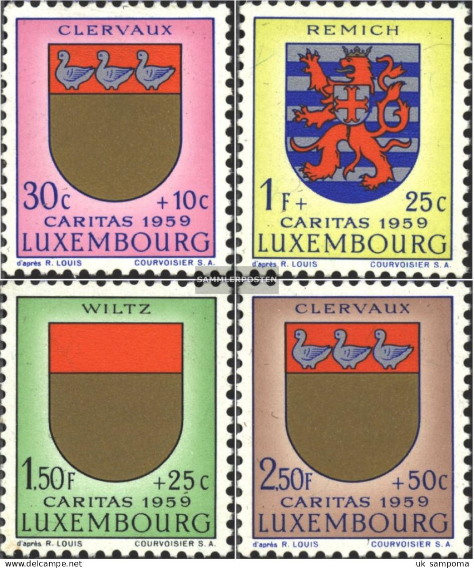 Luxembourg 612-615 Unmounted Mint / Never Hinged 1959 Luxembourg Crest - Neufs