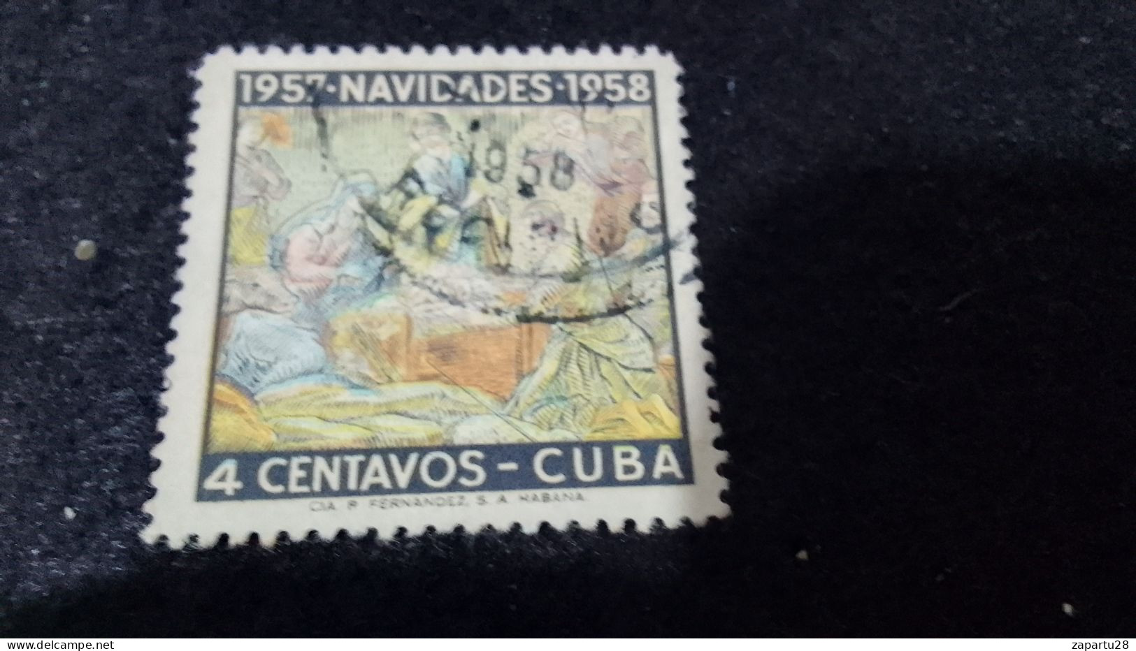 CUBA- 1960--70-  4  C.    DAMGALI - Used Stamps