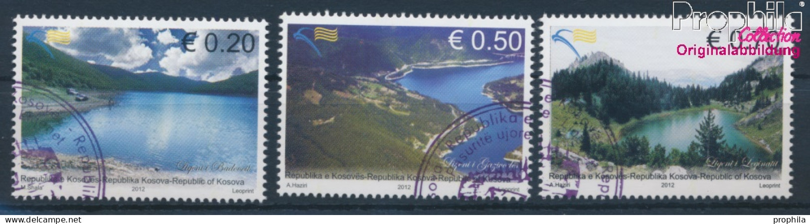 Kosovo 223-225 (kompl.Ausg.) Gestempelt 2012 Seen (10346685 - Kosovo