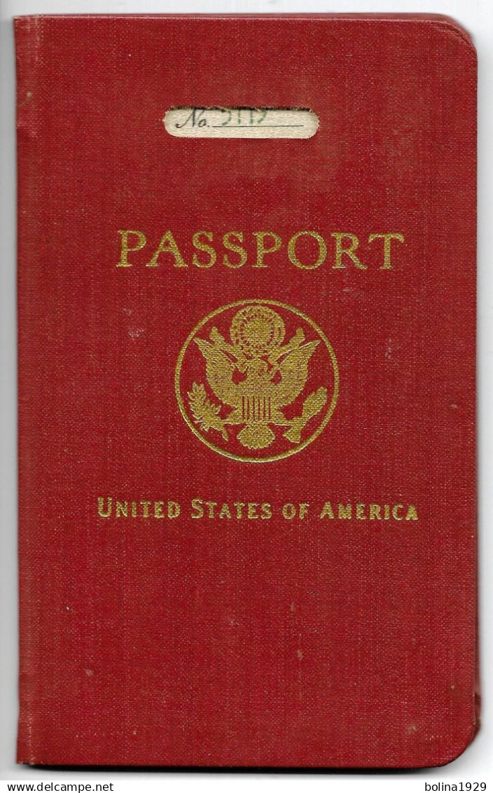 1929 US Special Pilgrimage Passport - Documenti Storici