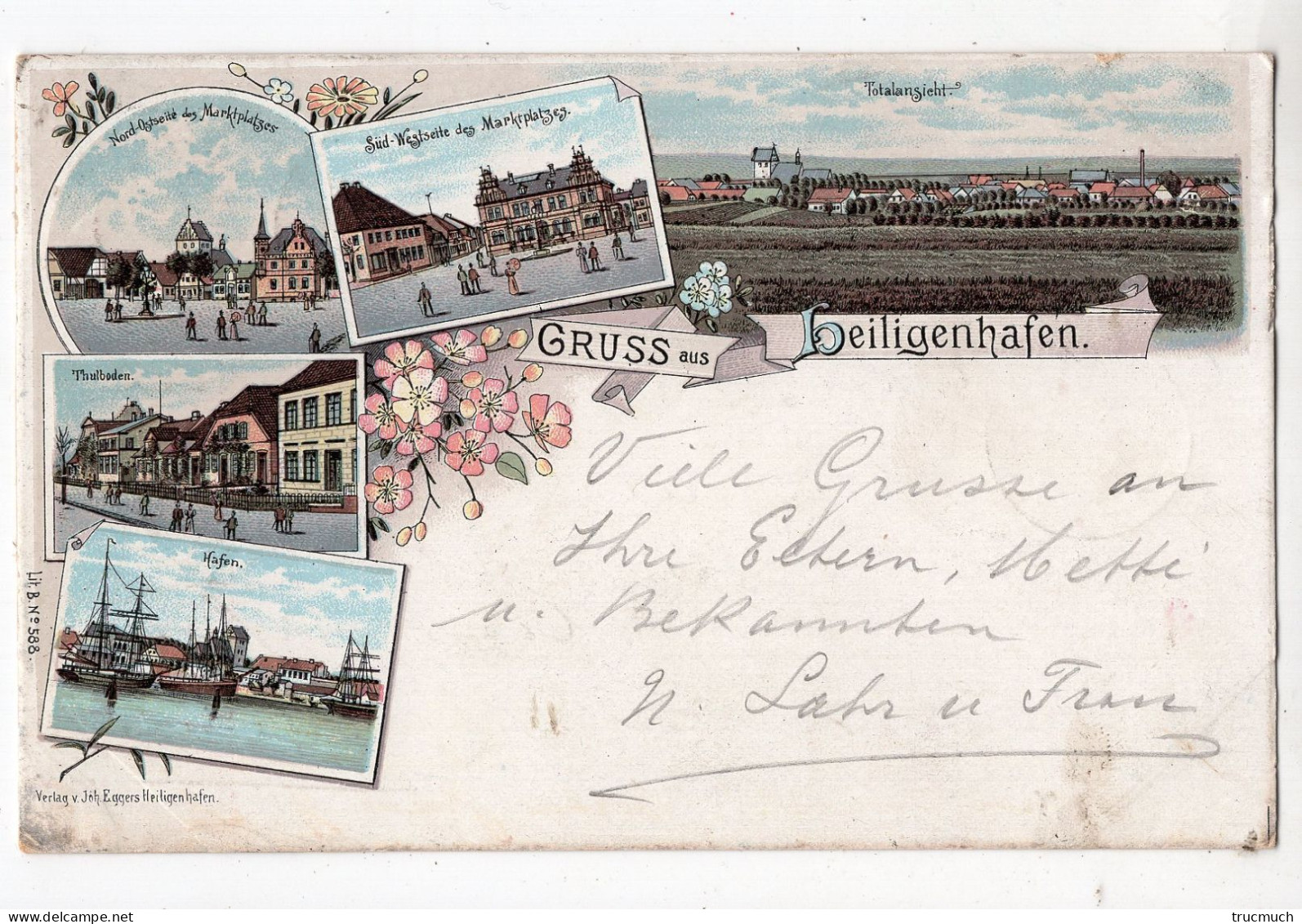 23 - Gruss Aus HEILIGENHAFEN * Litho* *1899* - Heiligenhafen