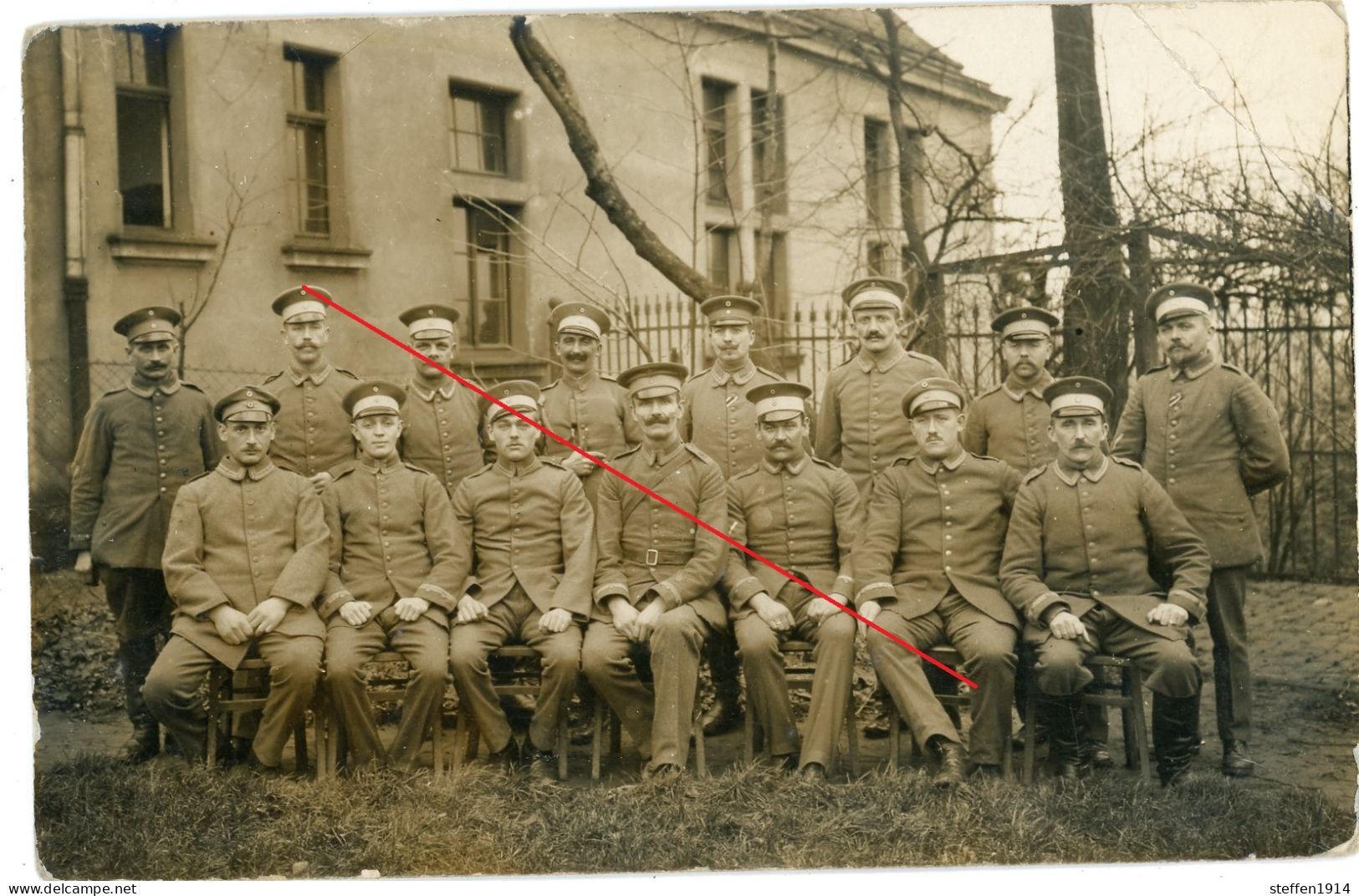 Allemande Carte Photo / St Avold Soldaten Feldpost  WWI 14-18 - Andere & Zonder Classificatie