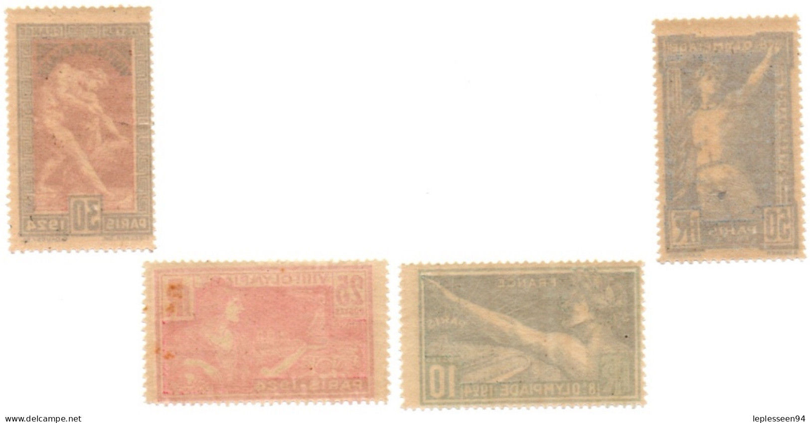 Série "Jeux Olympique 1924" - Unused Stamps