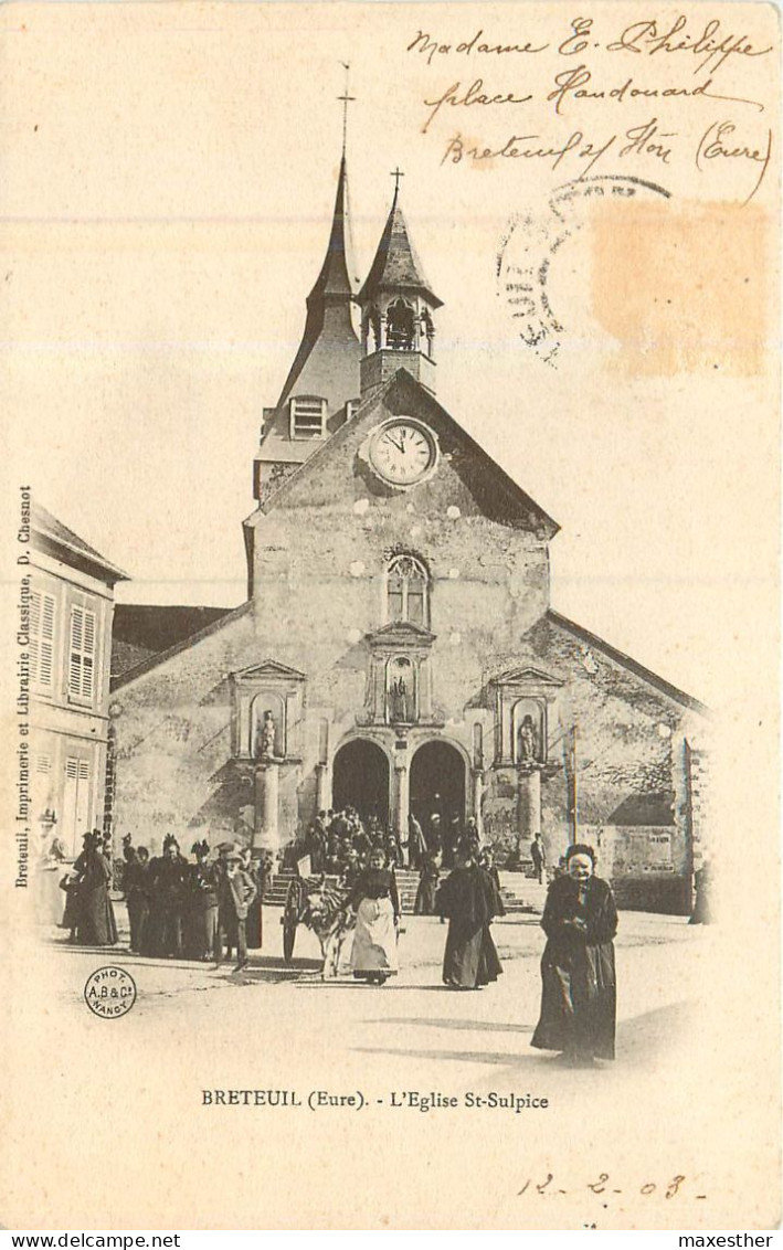 BRETEUIL L'église Saint Sulpice - Breteuil