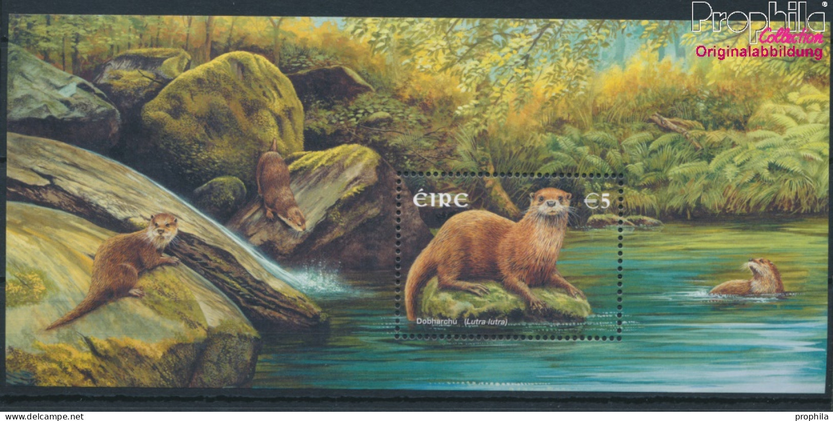 Irland Block41 (kompl.Ausg.) Postfrisch 2002 Einheimische Säugetiere - Fischotte (10348104 - Ungebraucht