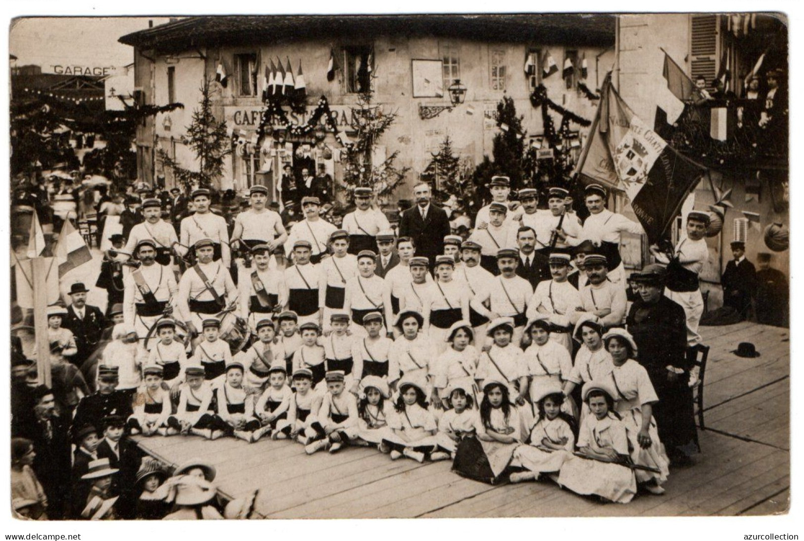 La Vaillante Chatillonnaise. Carte Photo - Châtillon-sur-Chalaronne