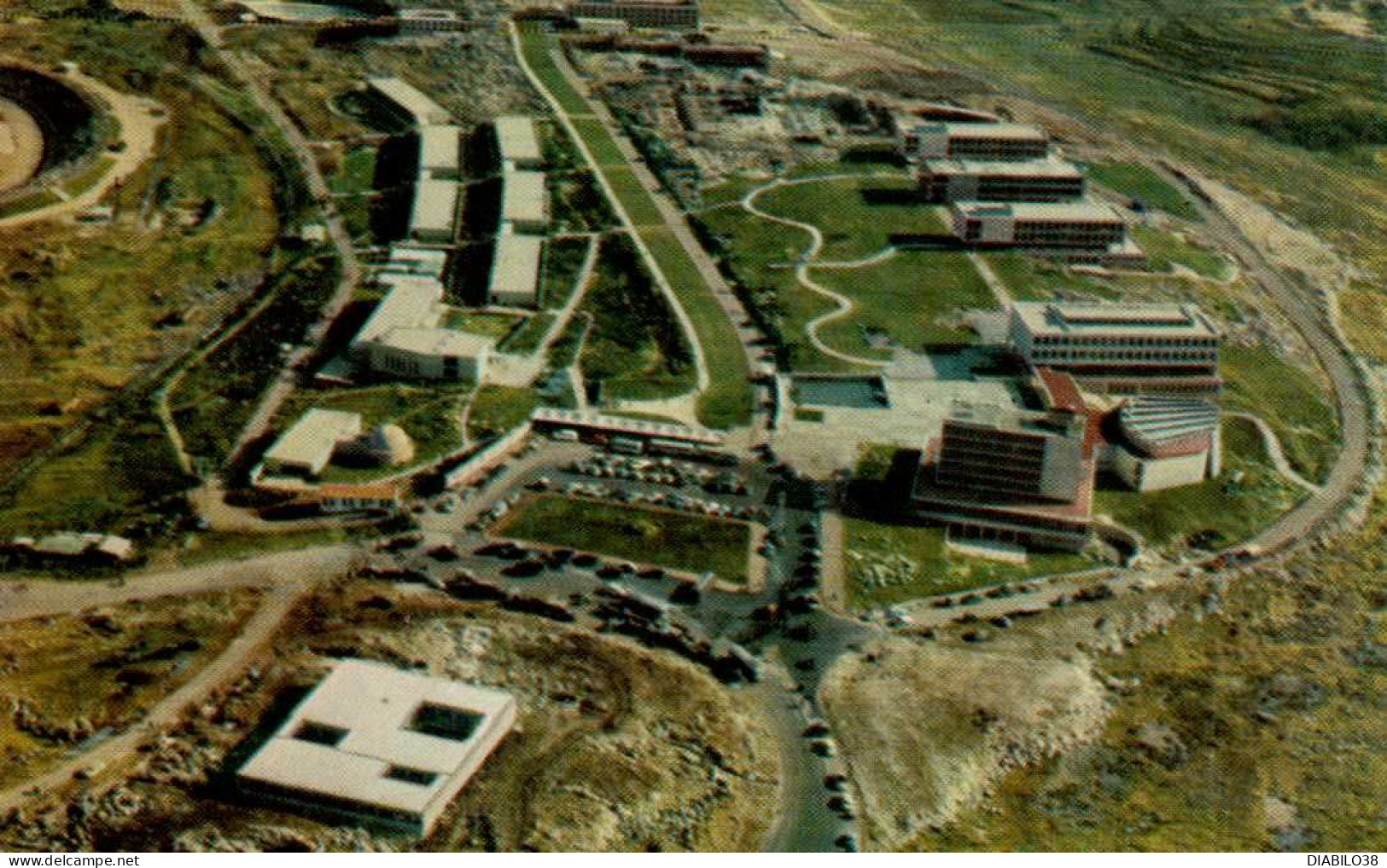 JERUSALEM  ( ISRAEL )    THE HEBREW UNIVERSITY OF JERUSALEM. AERIAL VIEW - Israel