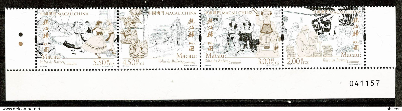 Macau, 2017, Volta às Rasízes Comuns, MNH - Nuevos