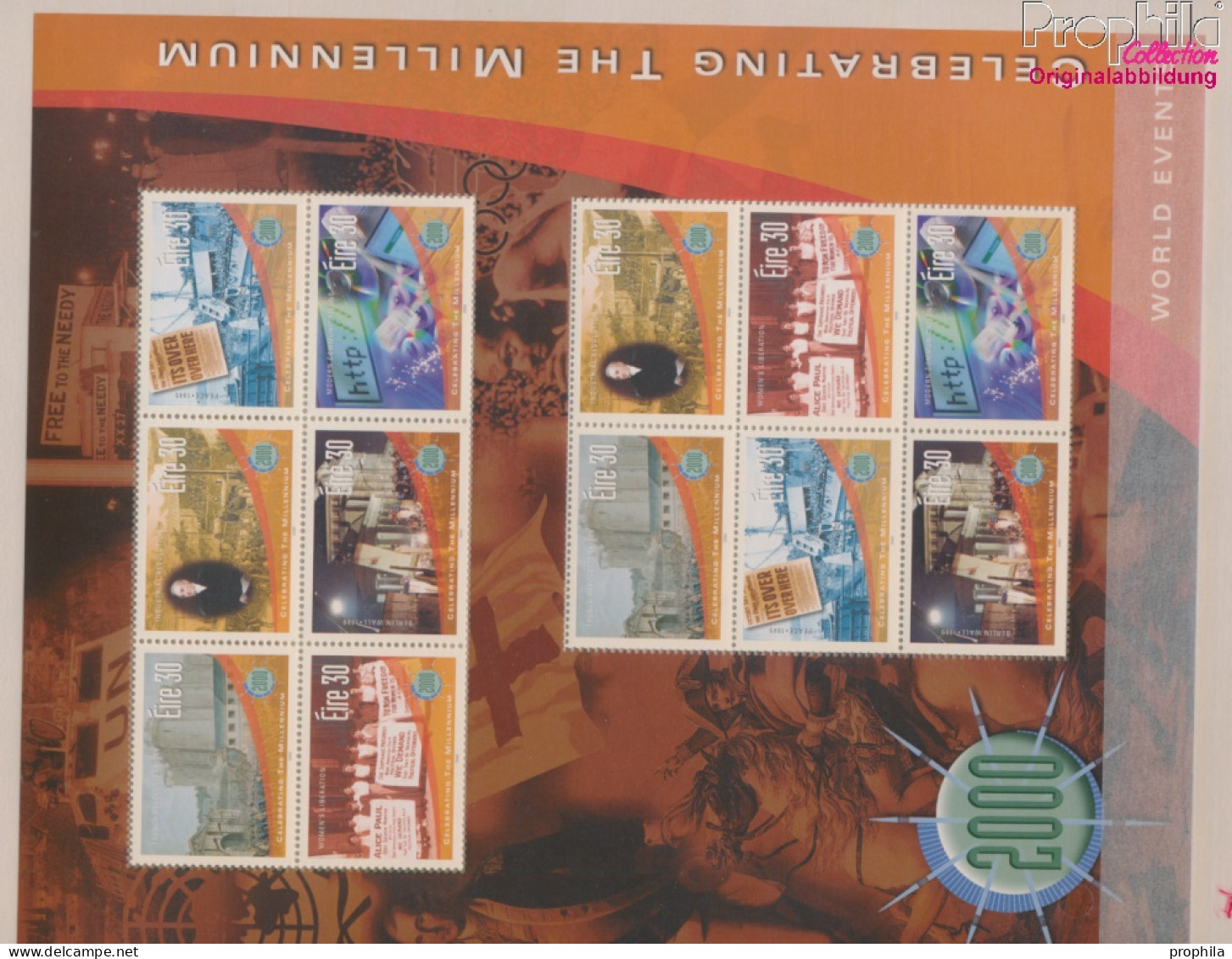 Irland 1292-1297 Zd-Bogen (kompl.Ausg.) Postfrisch 2000 Ereignisse (10368106 - Unused Stamps