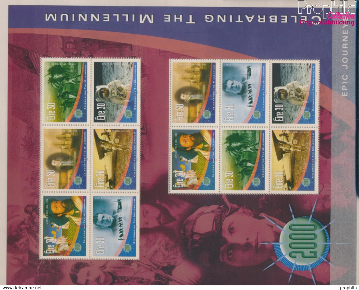 Irland 1298-1303 Zd-Bogen (kompl.Ausg.) Postfrisch 2001 Reisen (10368107 - Unused Stamps