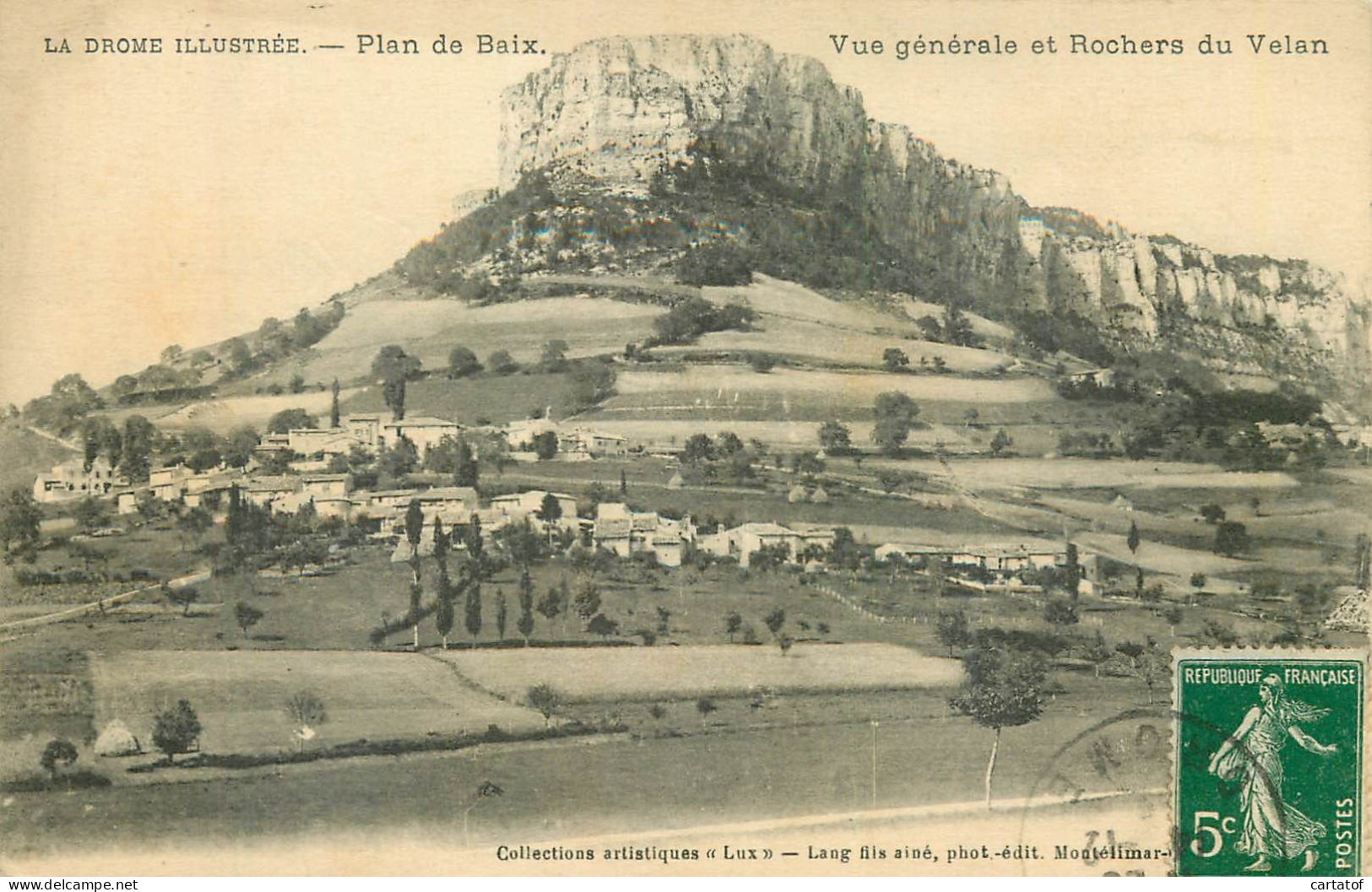 PLAN DE BAIX . Vue Générale Et Rochers Du Velan - Altri & Non Classificati