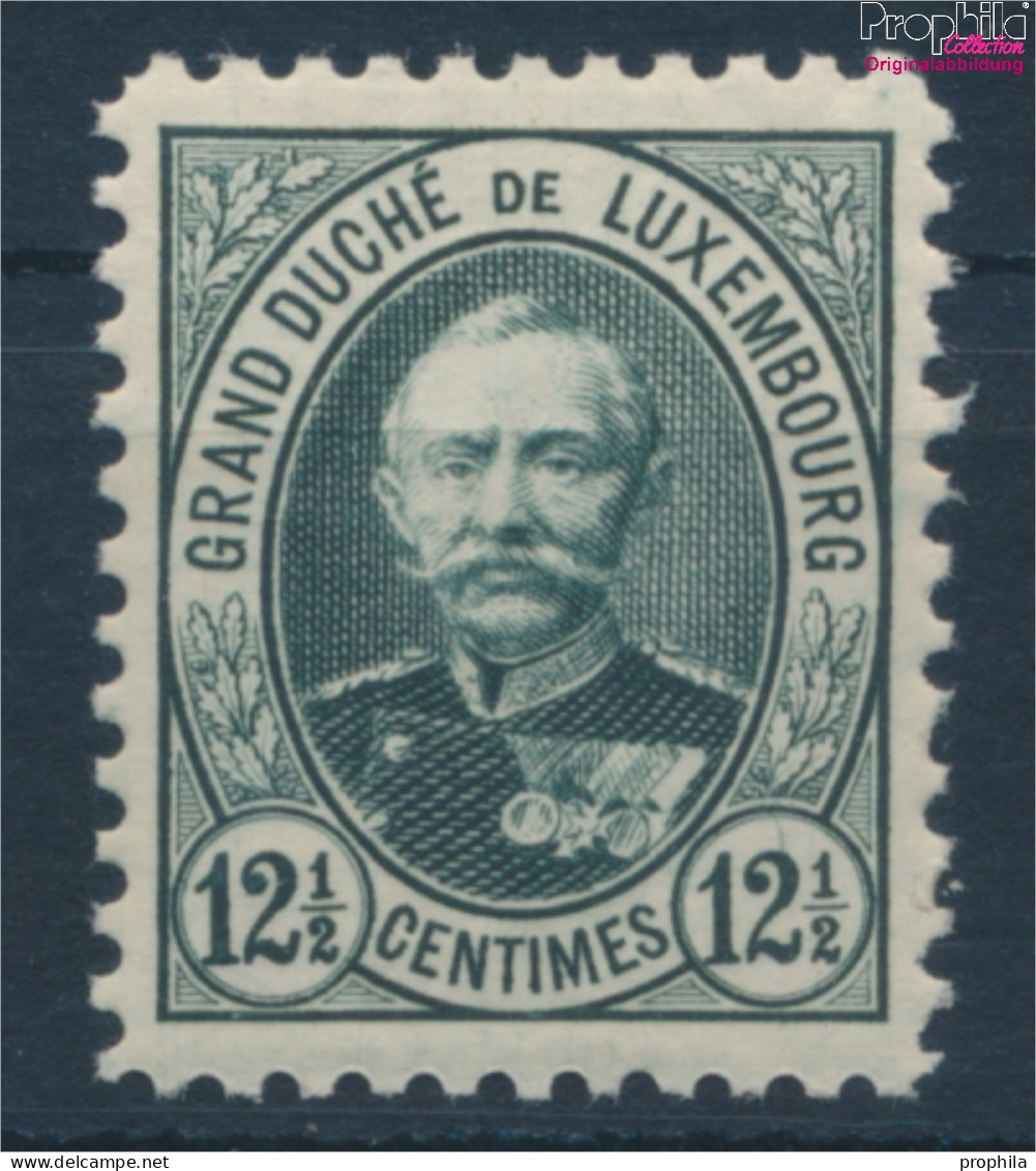 Luxemburg 58C Postfrisch 1891 Adolf (10362805 - 1891 Adolphe Front Side