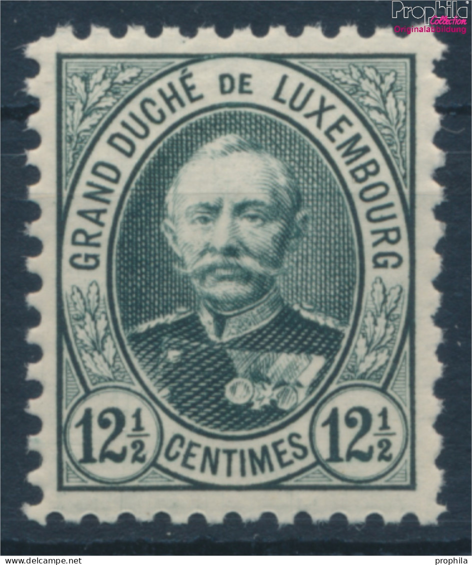 Luxemburg 58C Postfrisch 1891 Adolf (10362807 - 1891 Adolphe Front Side