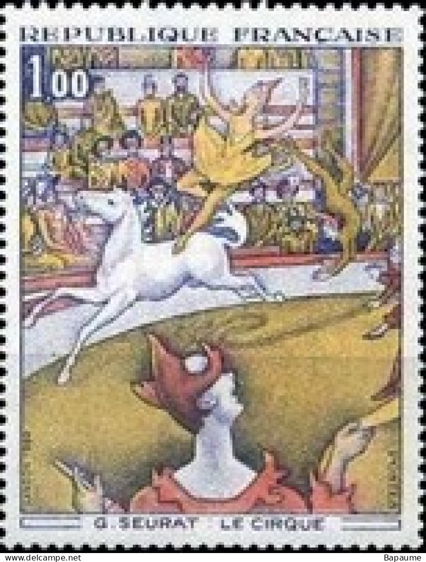 France - Yvert & Tellier N°1588A - "Le Cirque" De G. Seurat (1859-1891) - Neuf** NMH Cote Catalogue 0,80€ - Neufs