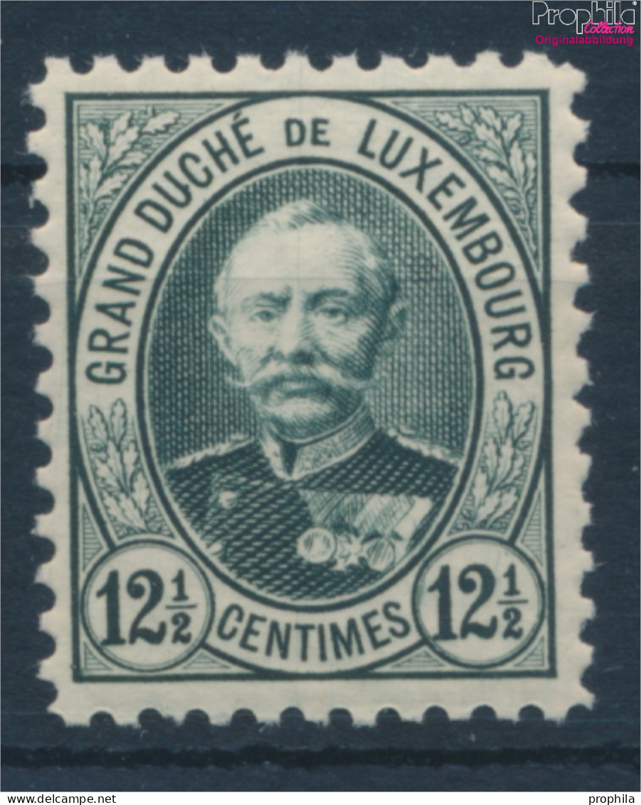 Luxemburg 58C Postfrisch 1891 Adolf (10362808 - 1891 Adolphe Front Side