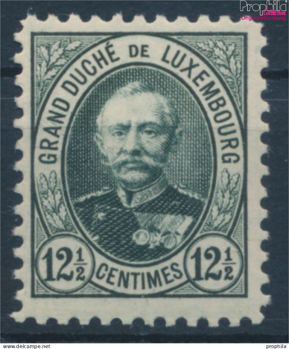 Luxemburg 58C Postfrisch 1891 Adolf (10363319 - 1891 Adolphe Front Side