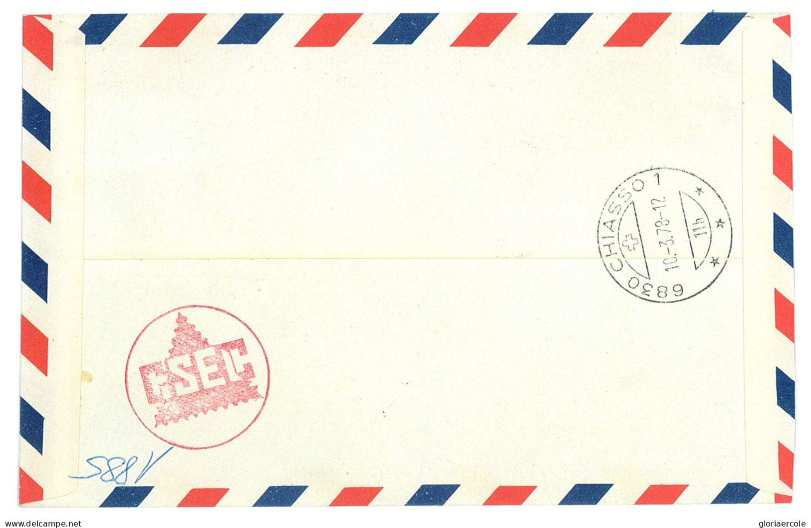 P2937 -CHINA , PRC 1978 BEJING SWITRZERLAND REGISTRED - Covers & Documents